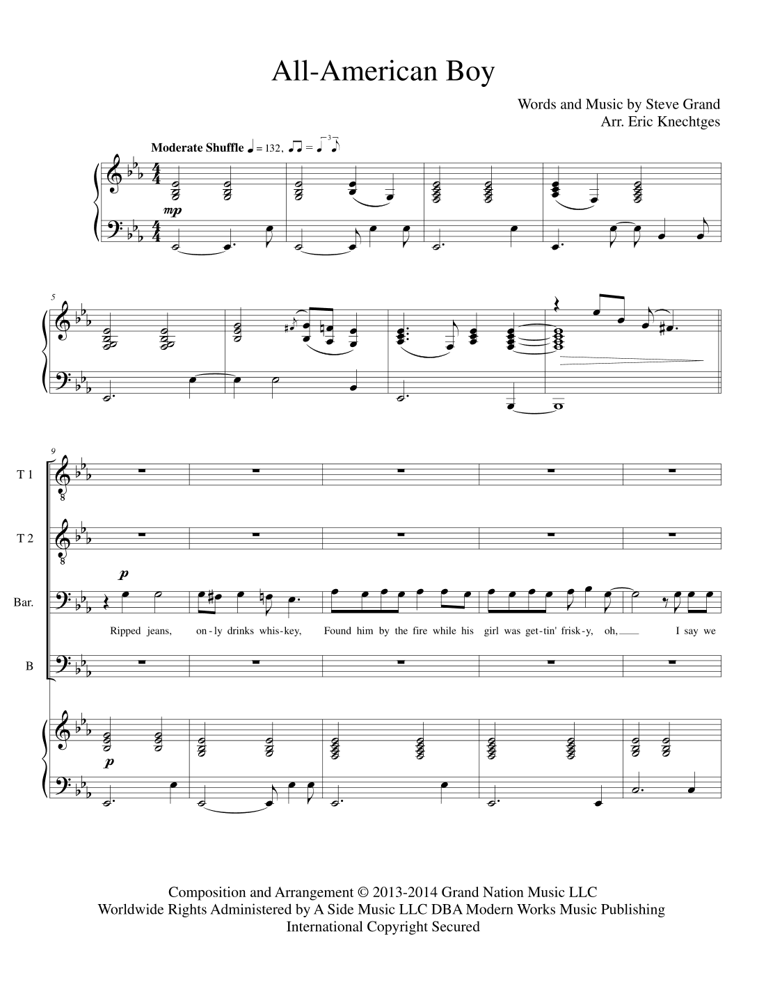 All-american Boy (arr. Eric Knechtges)