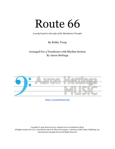 Route 66 (arr. Aaron Hettinga)
