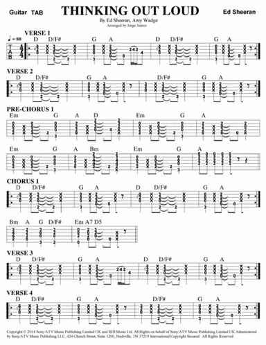 Thinking Out Loud (arr. Jorge Juárez)