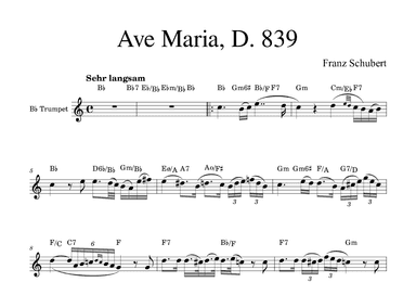 Ave Maria (arr. Golden Skull Editions)