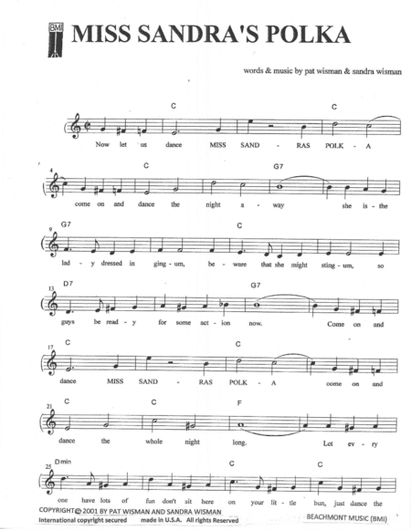 MISS SANDRAS POLKA