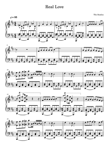 Real Love (arr. The Beatles)