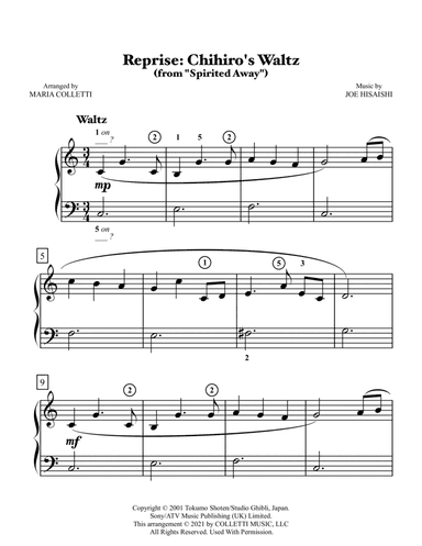 Reprise (arr. Maria Colletti)