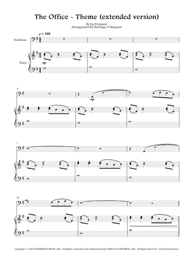The Office - Theme (arr. Henrique F Mangoni)