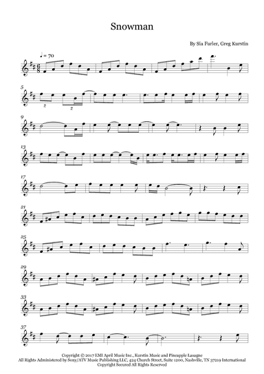 Snowman (arr. Fernanda Moura)