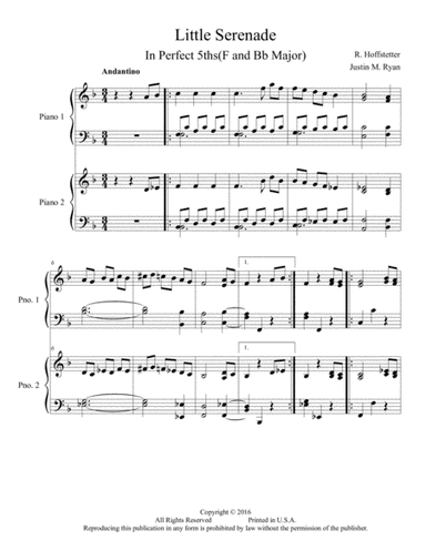 Little Serenade (arr. Justin M. Ryan)