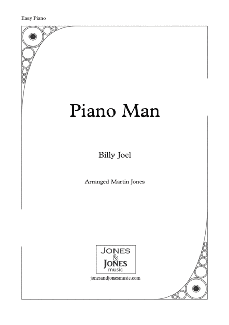 Piano Man (arr. Martin Jones (jonesandjonesmusic.com))