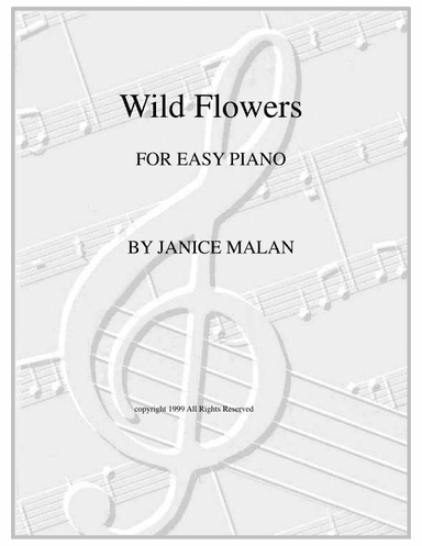 Wild Flowers for easy piano
