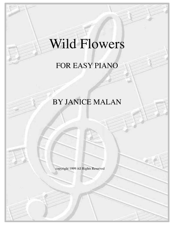 Wild Flowers for easy piano
