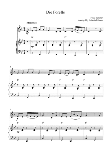 Die Forelle (arr. Kaiserin Rebecca)