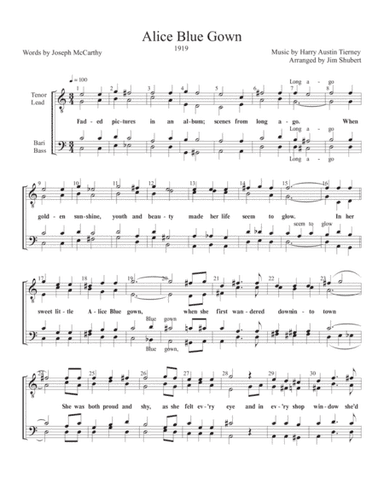 Alice Blue Gown (arr. Jim Shubert)