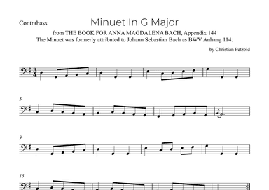 Minuet In G Major (arr. Alex Nunes Rodrigues)