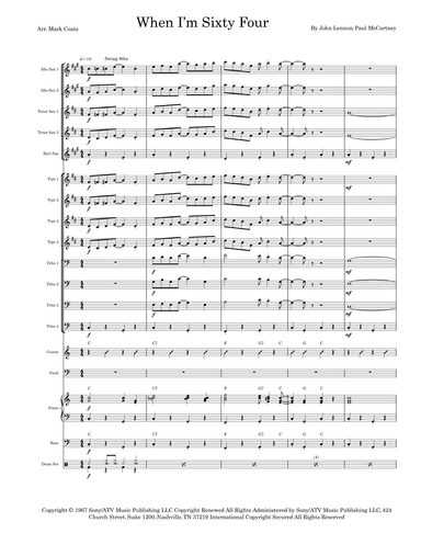 When I'm Sixty-four (arr. Mark Coats)