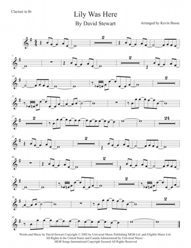Lily Was Here (arr. Kevin Busse)