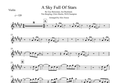 A Sky Full Of Stars (arr. Alex Souza)