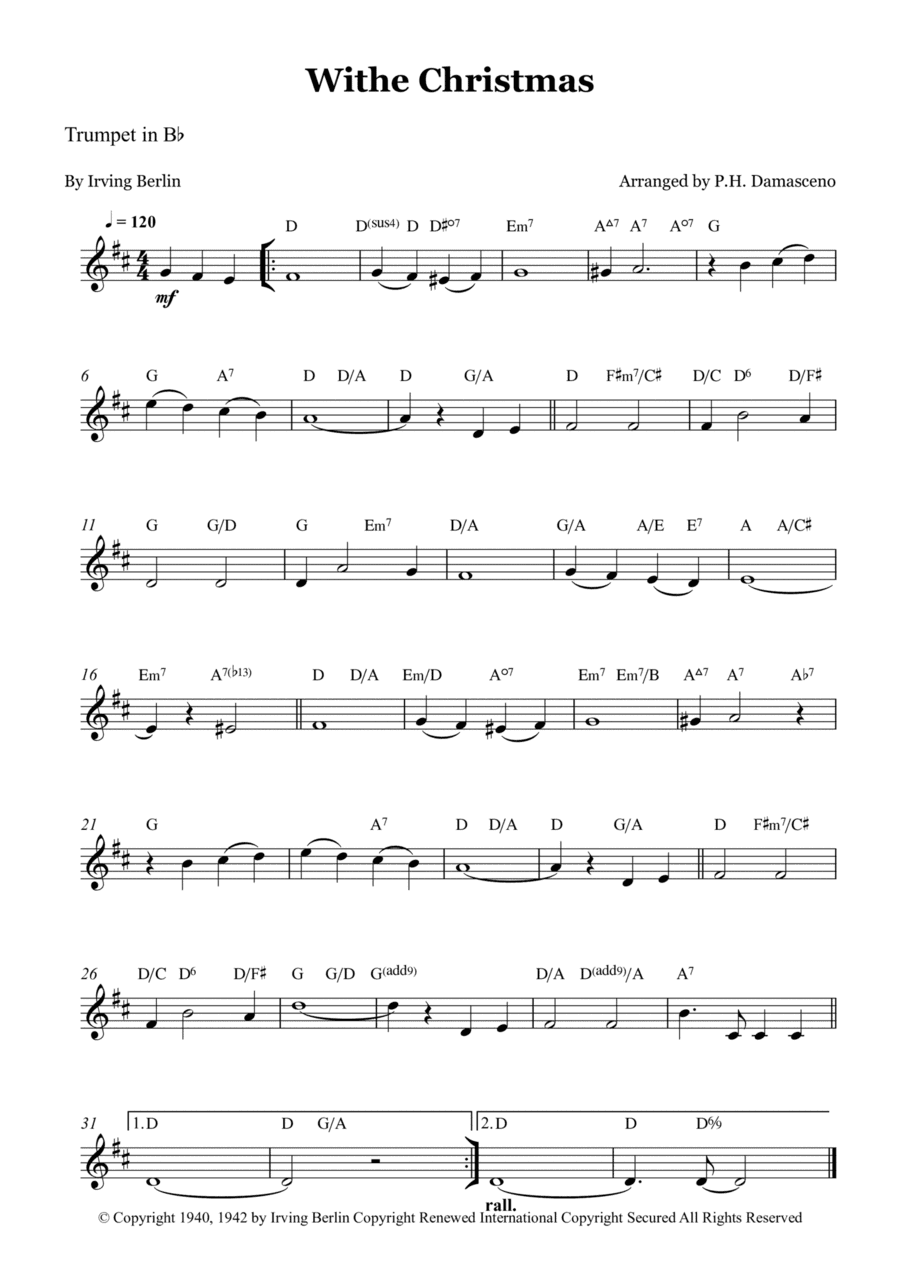 White Christmas (arr. P.H. Damasceno)
