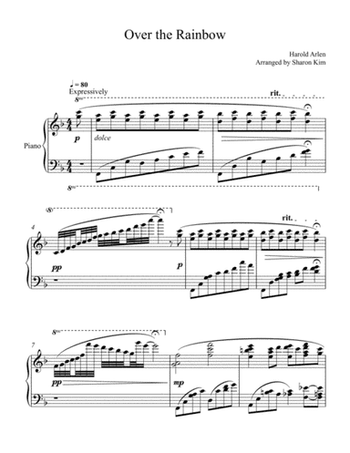 Over The Rainbow (arr. Sharon Kim)