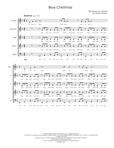Blue Christmas (arr. Shawn Pearce)