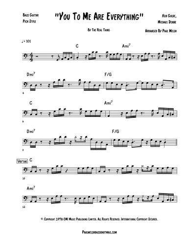 You To Me Are Everything (arr. P Welsh)