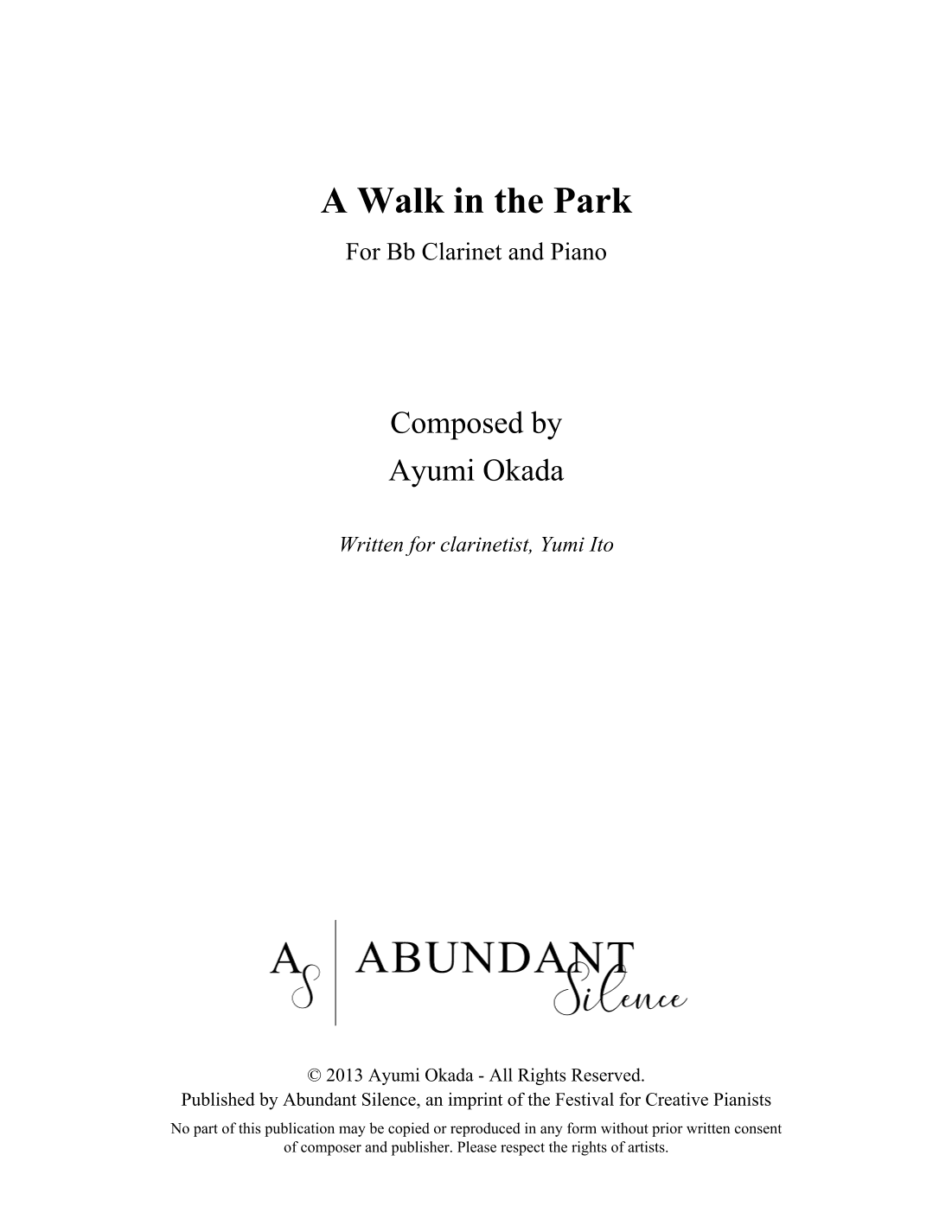 A Walk in the Park