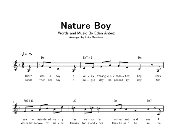 Nature Boy (arr. Luke Mendoza)