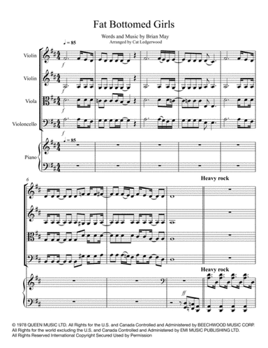 Fat Bottomed Girls (arr. Cat Ledgerwood)