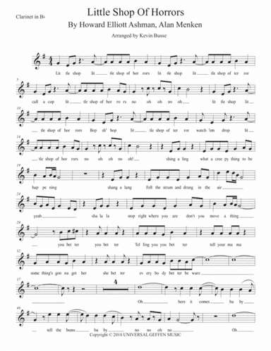 Little Shop Of Horrors (arr. Kevin Busse)
