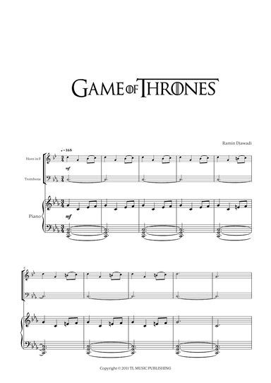 Game Of Thrones (arr. Cadenza Editions)