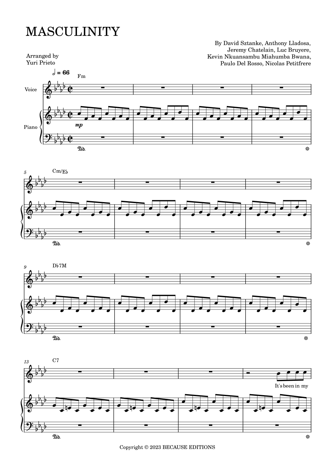 Masculinity (arr. Yuri Prieto)
