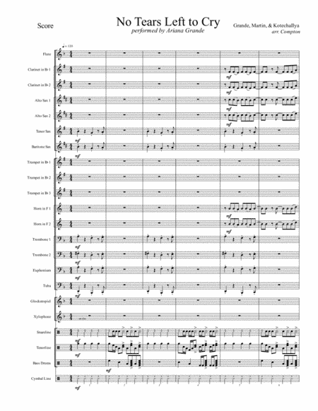 No Tears Left To Cry (arr. Michael Compton)