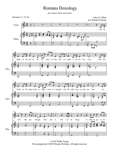 Romans Doxology (arr. Brenda Portman)