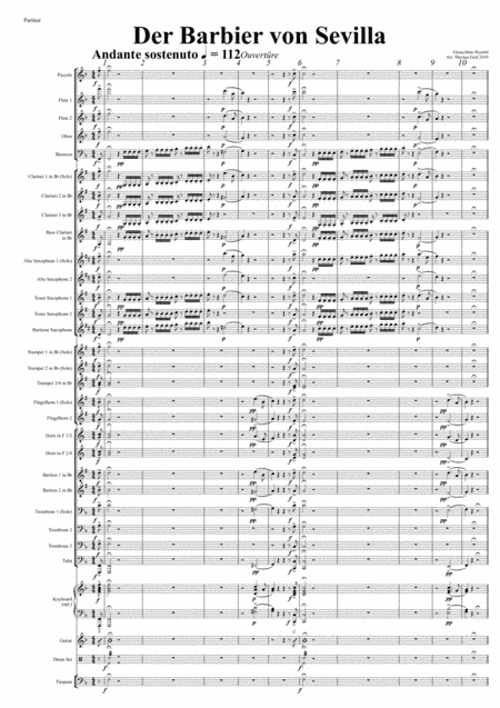The Barber of Seville - Overture (F/A4) - Concert Band (arr. Thomas Graf)