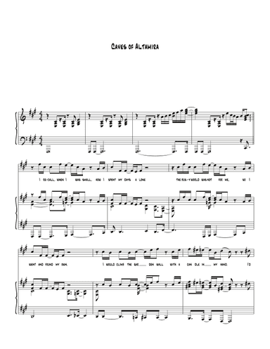 The Caves Of Altamira (arr. Biegler)
