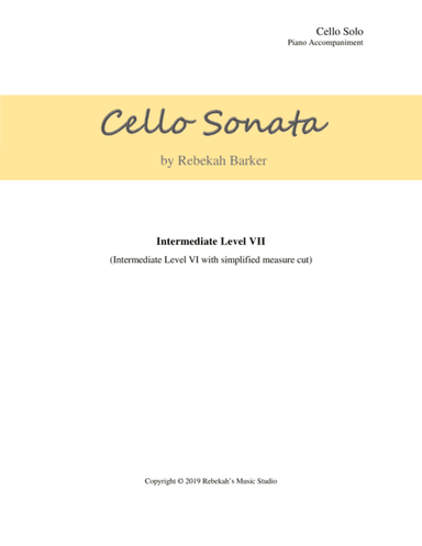 Cello Sonata