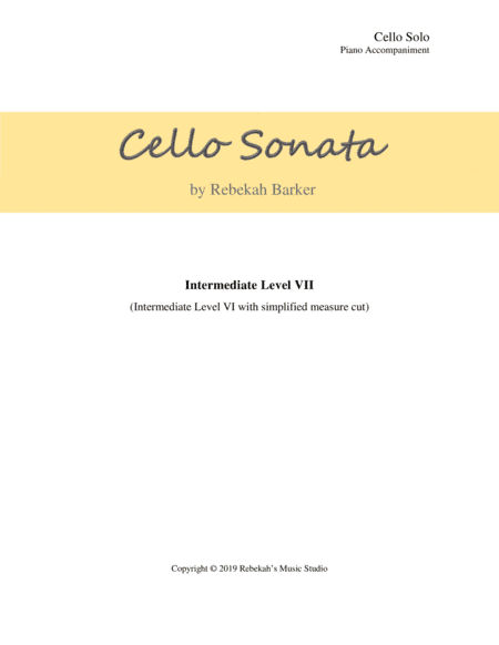 Cello Sonata