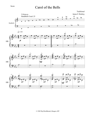 Carol of the Bells (arr. James F. Rickley)
