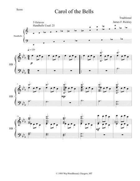 Carol of the Bells (arr. James F. Rickley)