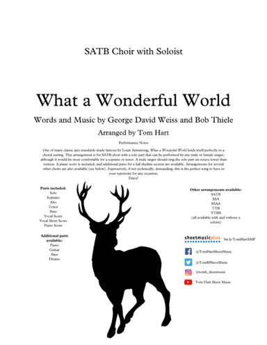 What A Wonderful World (arr. Tom Hart)
