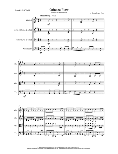 Orinoco Flow (arr. Sherry Lewis Publishing)