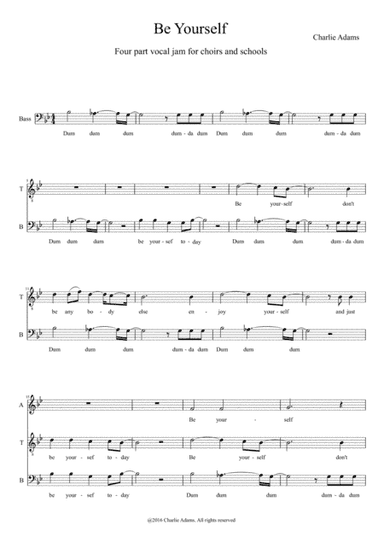 Be Yourself - Warm up Jam for pop choirs
