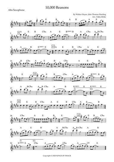 10000 Reasons (arr. Fabio Britto)