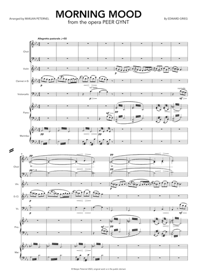 Moring Mood (arr. Marjan Peternel)
