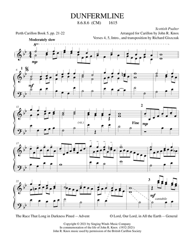 DUNFERMLINE (arr. John R. Knox & Richard Giszczak)