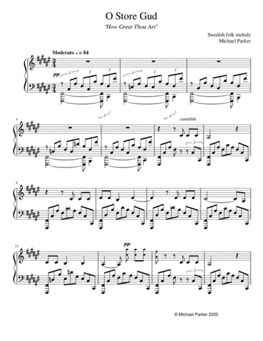 O Store Gud ("How Great Thou Art") (arr. Michael Parker)