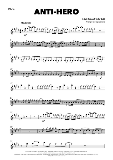 Anti-hero (arr. Tiago Cordeiro)