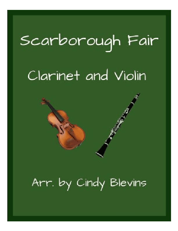 Scarborough Fair, Clarinet and Violin (arr. Cindy Blevins)