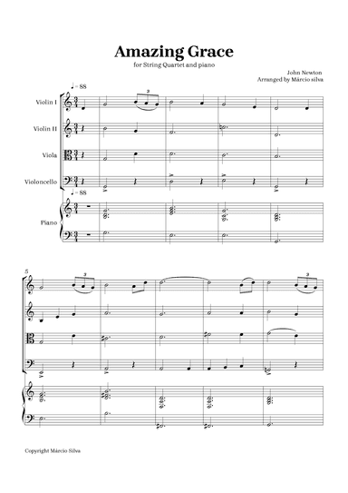 Amazing grace (arr. Márcio Silva)