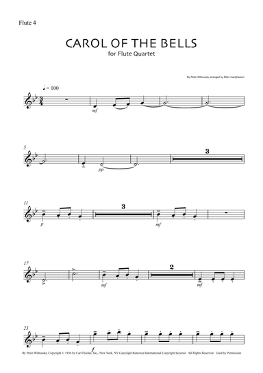Carol Of The Bells (arr. Ellen Macpherson)
