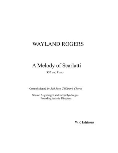 A Melody of Scarlatti