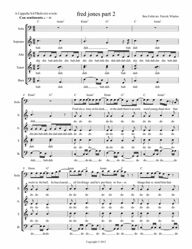 Fred Jones Part 2 (arr. Patrick Whalen)